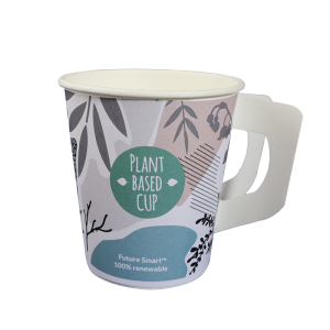 Paper hot cup with handle 175ml Swan Harmony