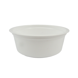 Plastic food container 79ml, round