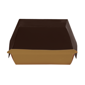 Paper hamburger box 11x11x8cm