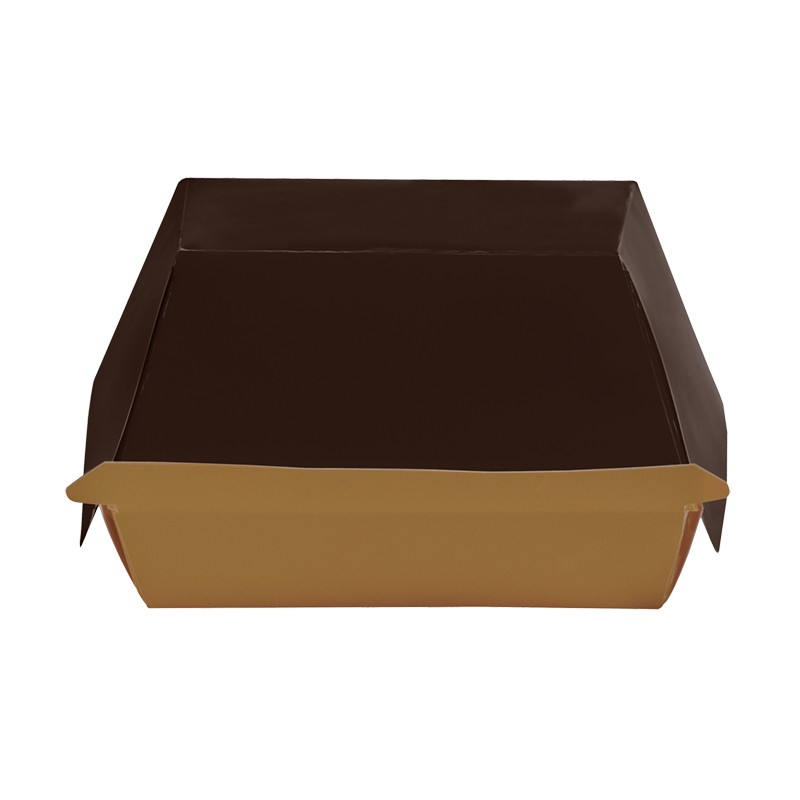 Paper hamburger box 11x11x8cm