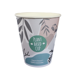 Paper hot cup 300ml single wall Swan Harmony