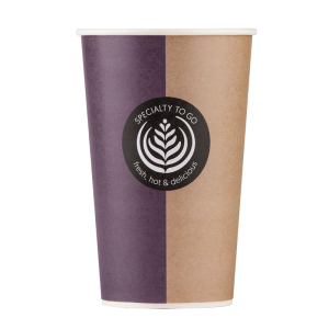Paper hot cup 450ml single wall