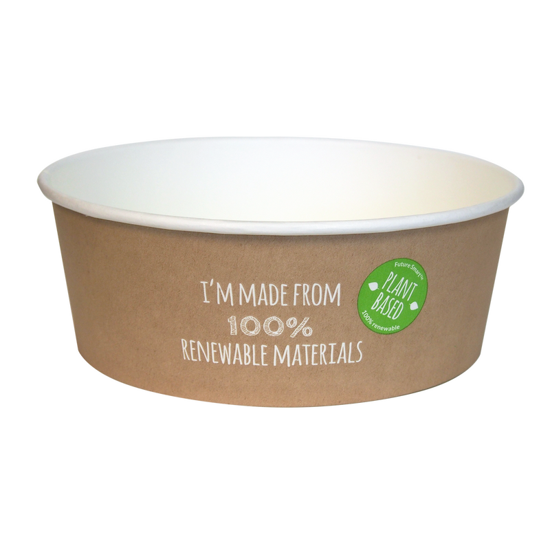 Paper food container 1260ml, round