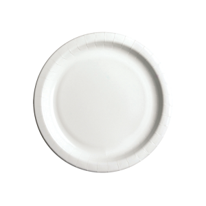 Paper plate 18 cm Swan