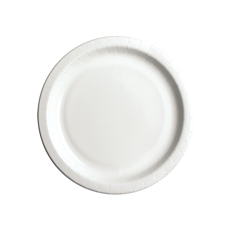 Paper plate 18 cm Swan