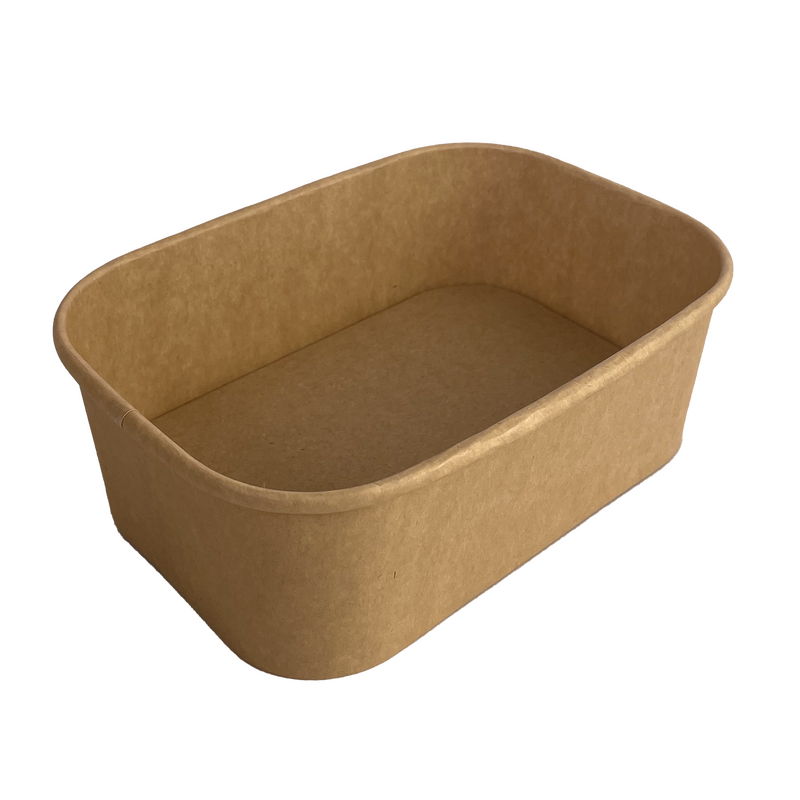 Food container 750 ml, rectangular
