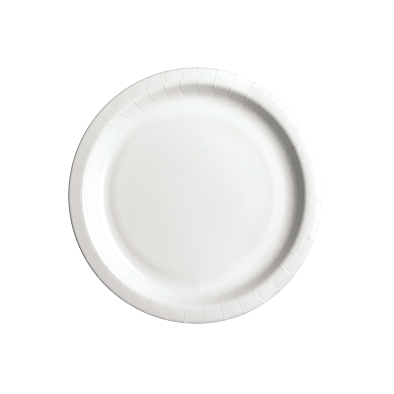 Paper plate 25cm Swan