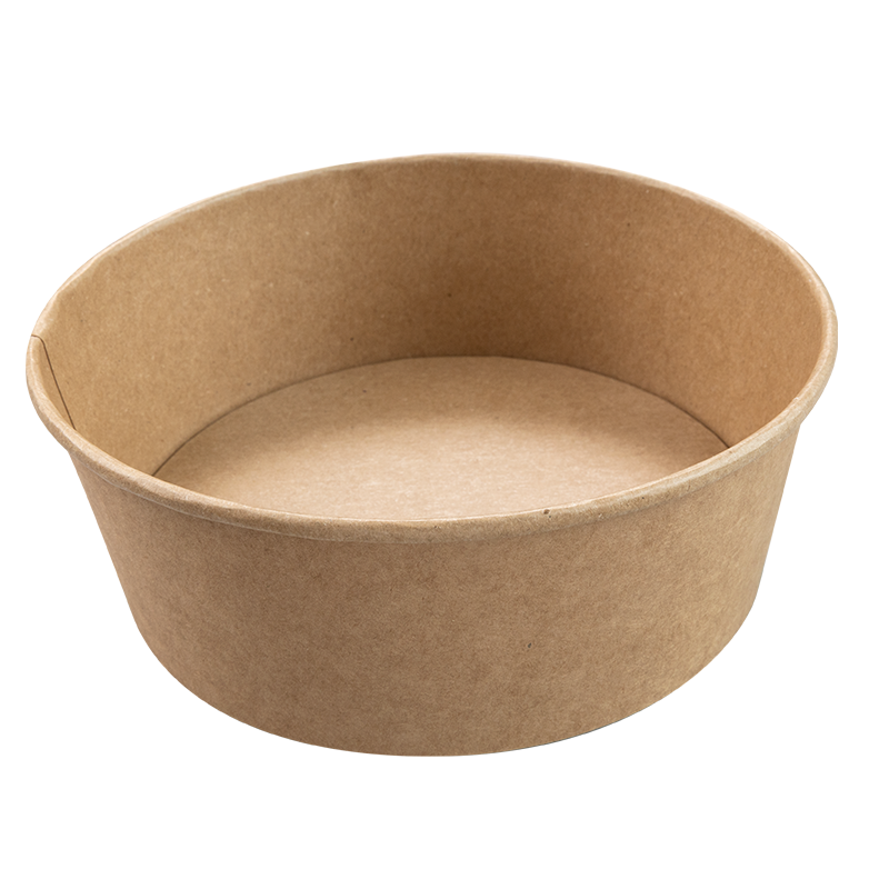 Kraft food container 1260ml, round