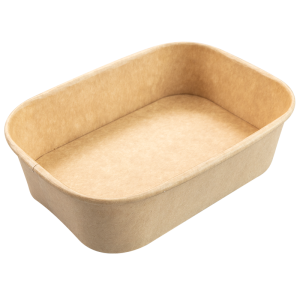 Microvaweable kraft container 500 ml