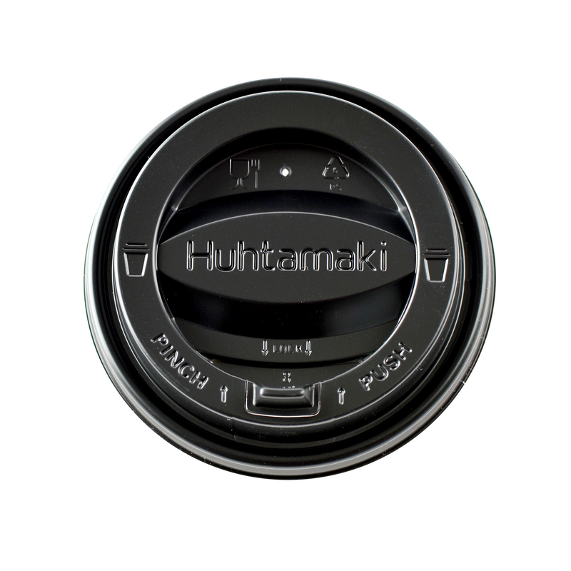 Plastic hot cup tear tab lid 80mm