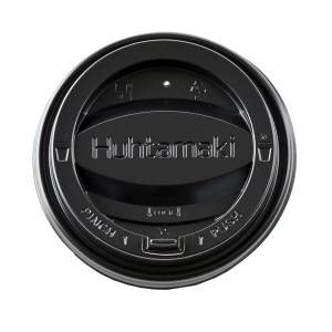 Plastic hot cup tear tab lid 90mm