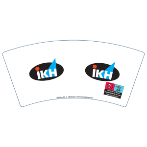 IKH | Paper hot cup with handle 175ml single wall