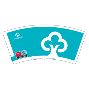 Säästöpankki | Paper hot cup with handle 175ml single wall