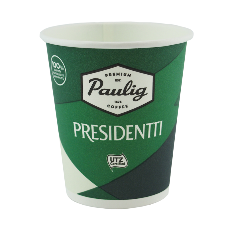 Presidentti | Paper hot cup 250ml single wall Swan