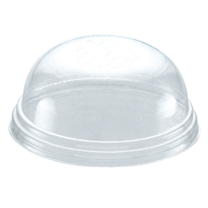 Plastic domed lid without hole 92.7mm