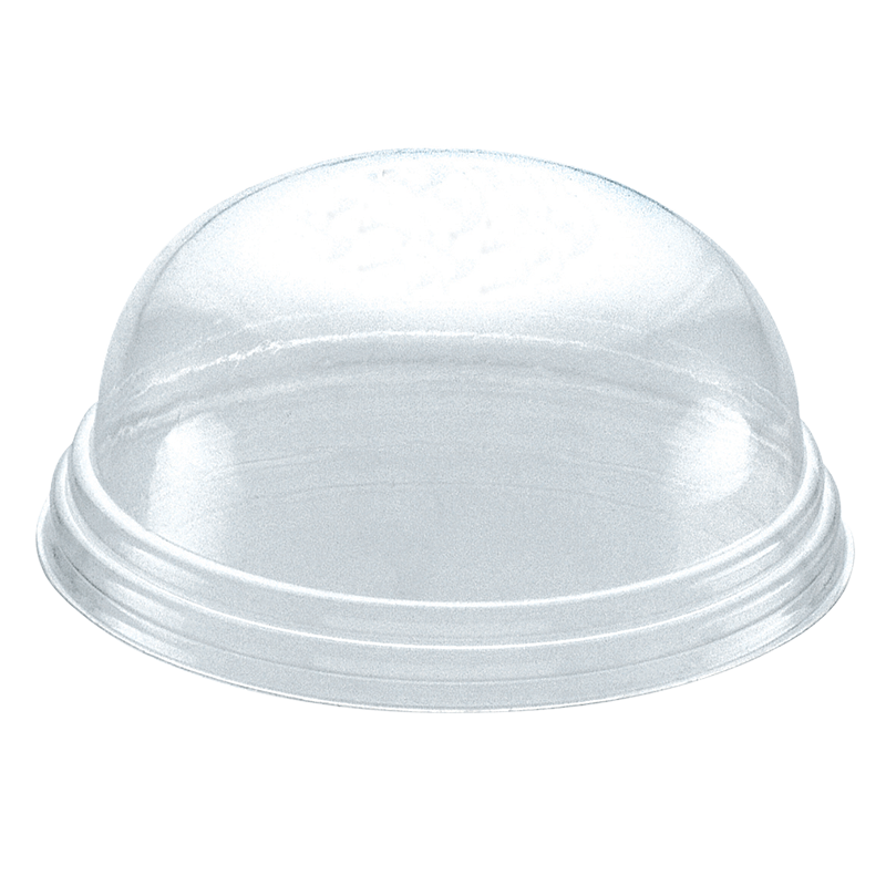 Plastic domed lid without hole 92.7mm
