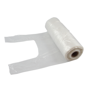 Plastic roll bag with handle 3-4 kg