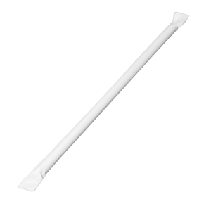 Paper straw 204 x 8mm single wrapped