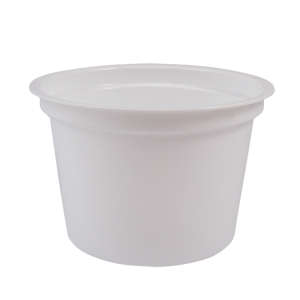 Plastic container 230ml, round
