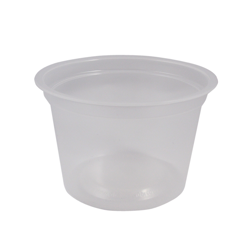 Plastic container 230ml, round