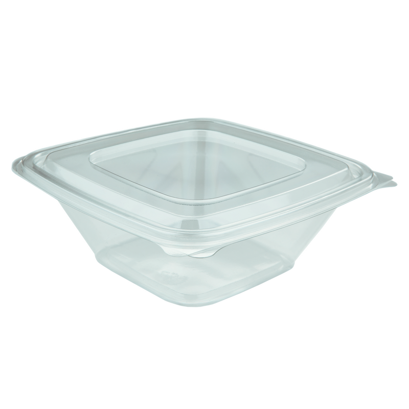 Plastic hinged lid food container 1000 ml