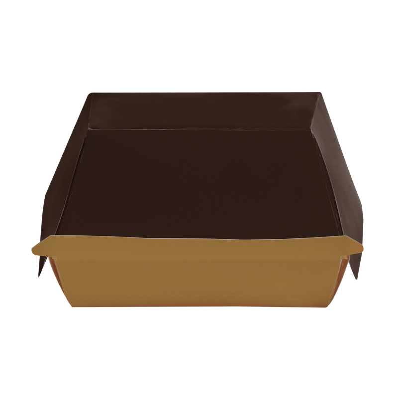Paper hamburger box 92x92x82mm