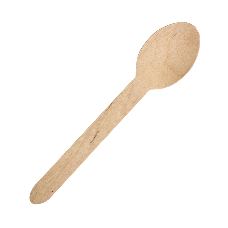 Wooden spoon 160mm wax coated