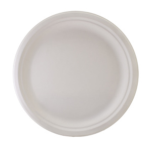 FIBER PLATE 25 CM ROUND (S)