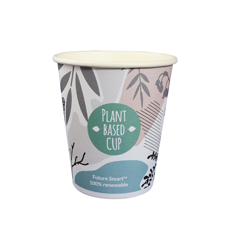 Paper hot cup 250ml single wall Swan Harmony