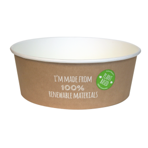 Paper food container 1260ml, round