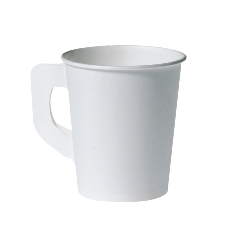 Retail | Paper hot cup with handle 175ml single wall