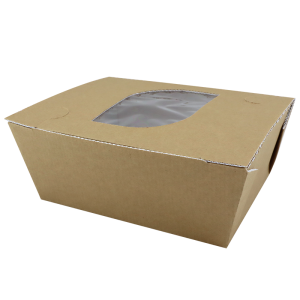 Paper hinged lid container 750ml