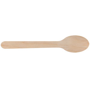 Wooden spoon 160mm wax coated