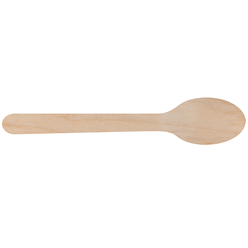 Wooden spoon 160mm wax coated