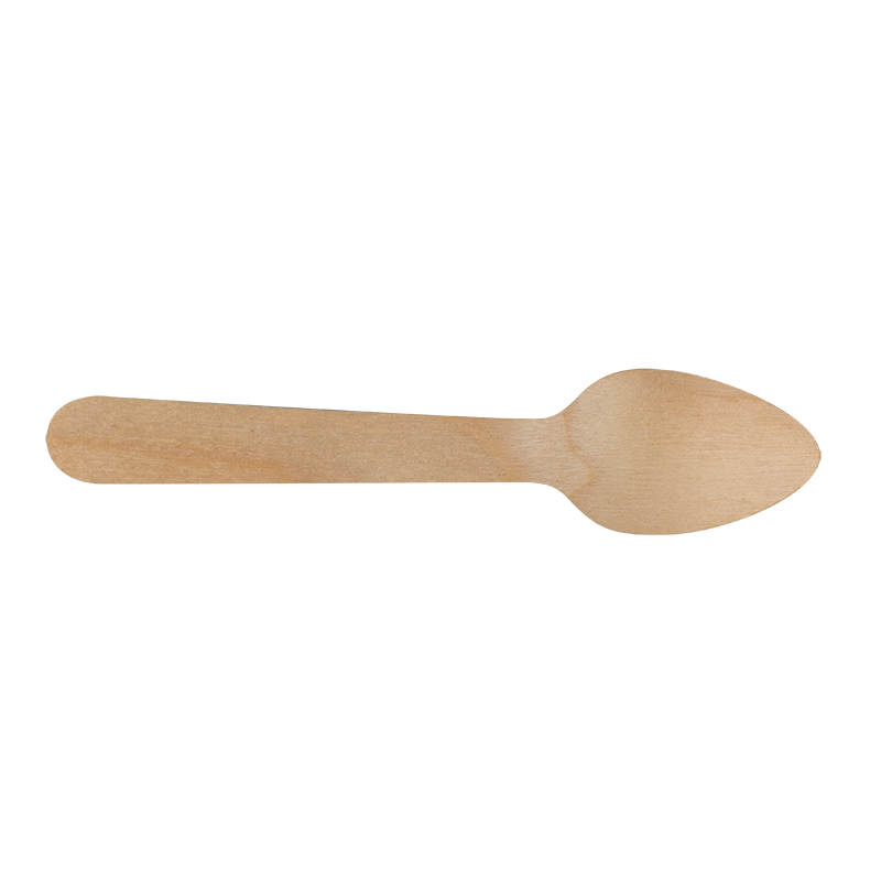Wooden spoon 110mm wax coated