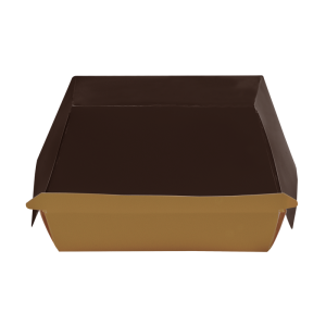 Paper hamburger box 92x92x82mm