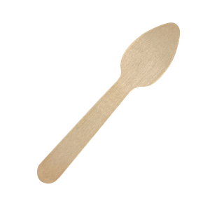 Wooden spoon 110mm wax coated