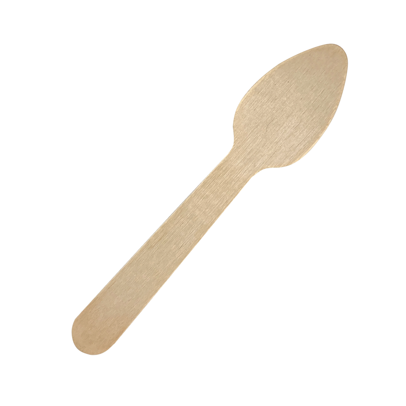 Wooden spoon 110mm wax coated
