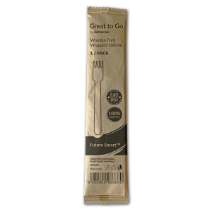 Wooden fork 160mm single packed