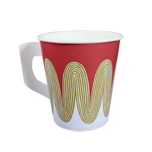 Christmas|Paper hot cup with handle 175ml