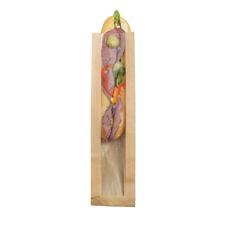 Paper baguette pocket 35x9x4.5cm