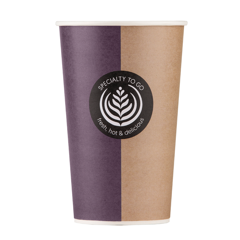 Paper hot cup 450ml single wall