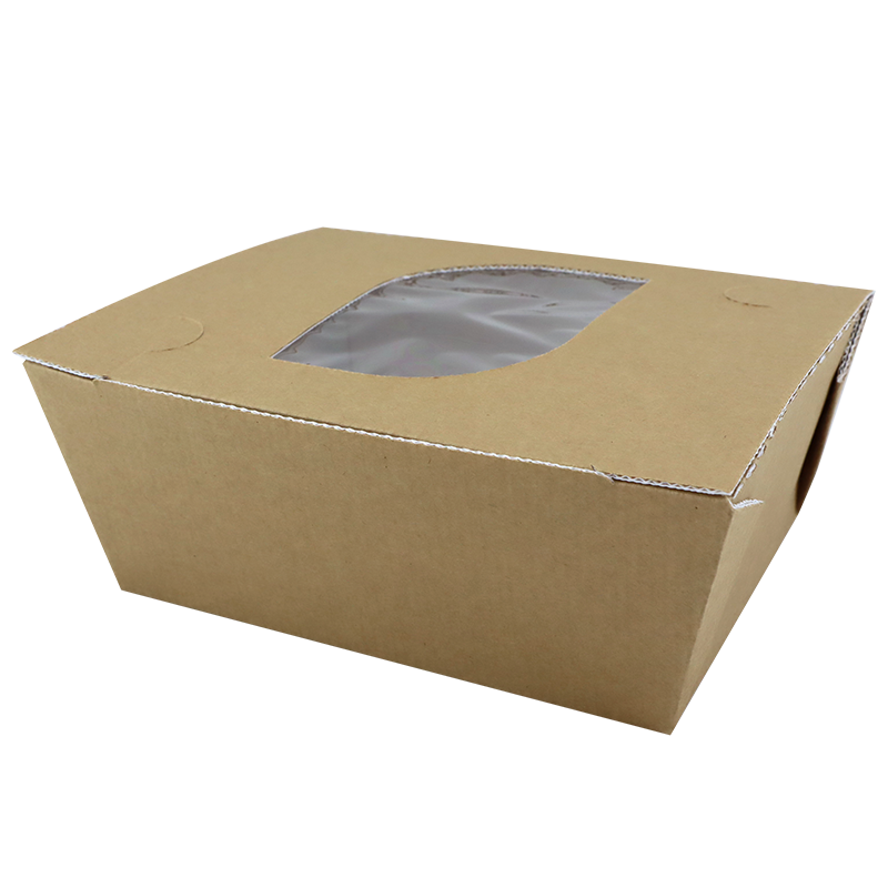 Paper hinged lid container 750ml