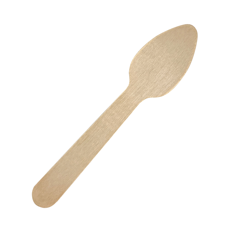 Wooden spoon 96mm wax coated