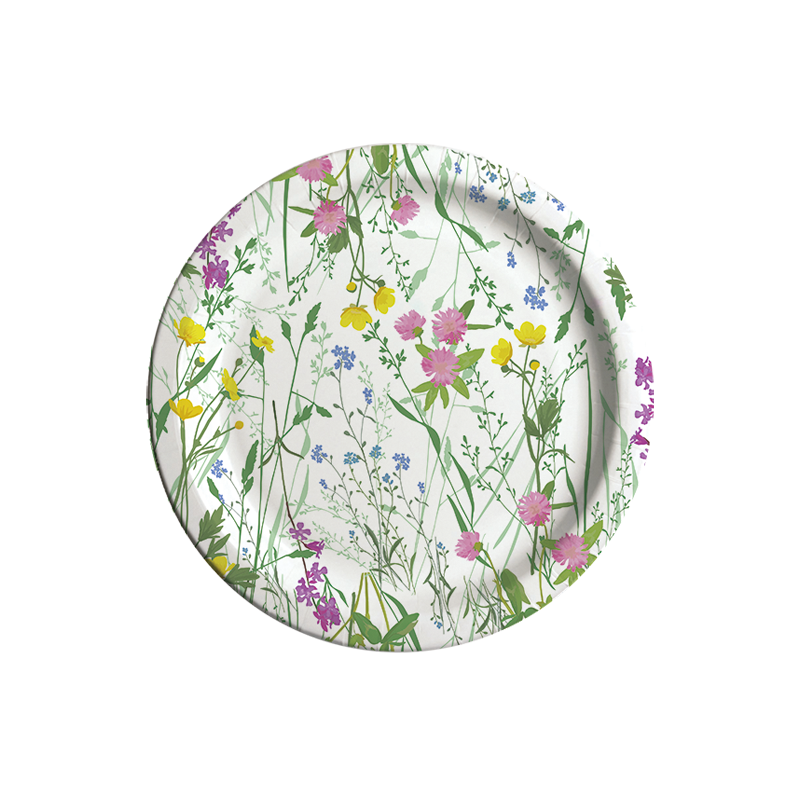 Retail| Paper plate 18 cm summer 1/4 pallet