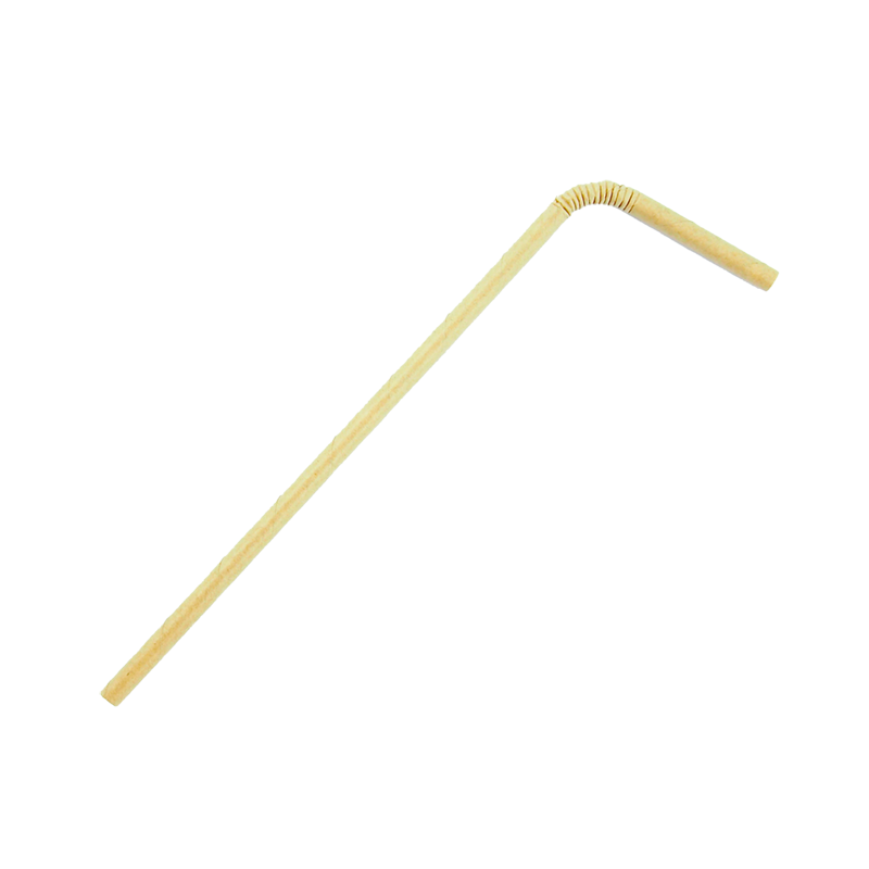 Paper straw 240 x 6mm, bending